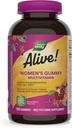 Naturen er i live! Kvinder Daglige Gummy Multivitaminer, 16 Vitamin & Min, Energi Metabolisme *, Hår Hud & Nails *, Vegetar, Blandede Berry Flavored, 150 Gummies (Packaging May Vary)