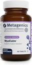Metagenics MyoCalm - Calcium & Magnesium supplement til muskelafslapning * - med Passionflower & Valerian Root for Forbedret Absorption - Non- GMO, Gluten- Free & Vegetarian - 60 tabletter