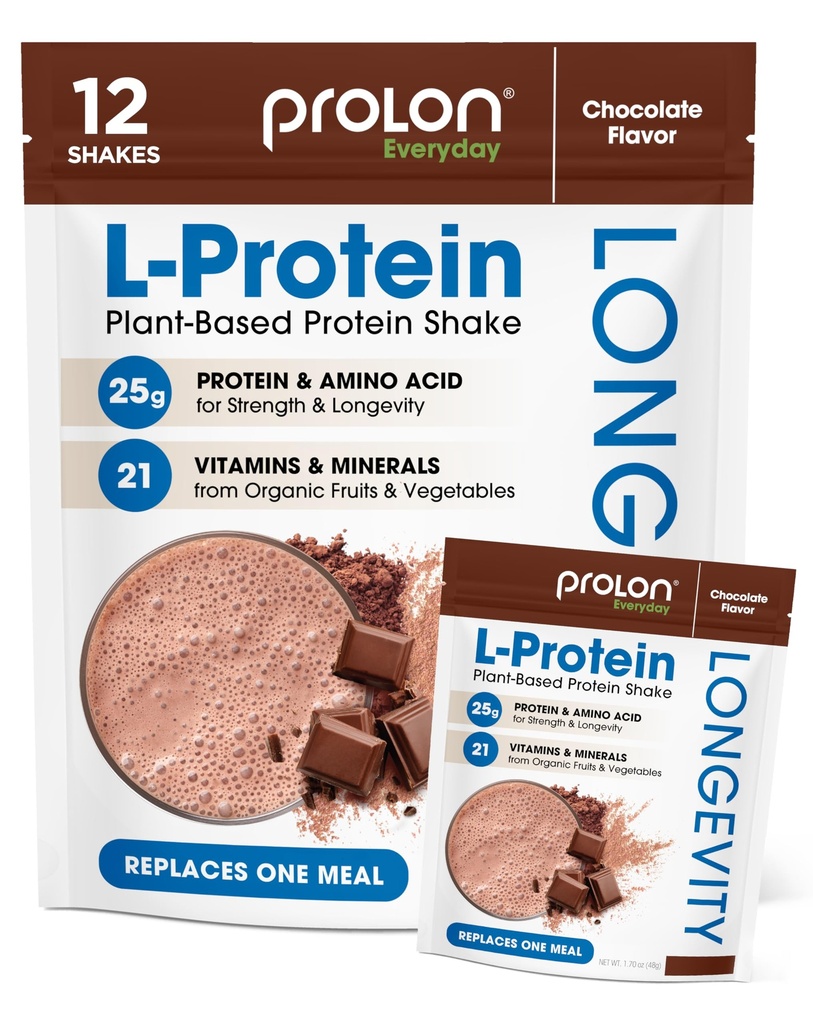 Prolon Longevity Plant Based Protein Powder 124; Muscle Syntese & Repair, Sund Aging, Boost Performance