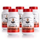 Christopher's Original Formulas Liver & Gallbladder Formula Capsules - Gallbladder Supplements with Digestive Enzymes - Supports Digestive System with Natural Herbs - Pack of 5
