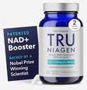 TRU NIAGEN PRO NAD + supplement til anti-aging og celle regeneration, 2 x 500 mg Patenteret Niagen, 30 Servere â 124; Understøtter Cellular Energy Myint 124; Nicotinamid Riboside (NR) Daglige kosttilskud til mænd og kvinder