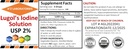A2Z Organic Lugol 's Jod and Kalium Iodide 2% Solution 3000 mcg - Flydende tillæg Drops til thyreoideastøtte til kvinder & mænd, Metabolisme Sundhed, Detox Boost -1 Fl Oz / Made in USA / samme dag Skib
