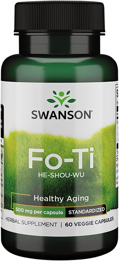 Swanson HRB FO- TI STD 500MG 60 Veg CAPS