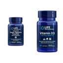 Life Extension 60- Count Super fordøjelsesenzymer & 5000 IE vitamin D3 kapsler til fordøjelse, ben, hjerne, immunforsvar