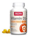 Jarrow Formulas Vitamin D3 125 mcg (5000 IE) - 100 Servere (Softgels) - Knoglesundhed, immunforsvar & Calcium Metabolisme Support - D-vitamin supplement - D3 Vitamin - 5000 IE D-vitamin - Gluten Free