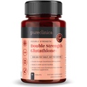 pureclinica Glutathione 1000mg x 60 tabletter med 500mg Glutathion, 300mg ALA og 200mg C-vitamin pr. tablet.