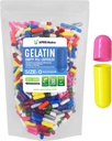 XPRS Nutra Størrelse 0 Tomme kapsler - 1000 Tomme Gelatine kapsler - Piller gør det - Pure Bovin Pille Gel Caps til Do- It- Yourself Kosttilskud (Multi Color)