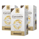 Solgar Full Spectrum Curcumin - 60 LiCaps, Pack af 3 - Superior Absorption - Brain, Joint & Immun Health - non-GMO, Vegan, Gluten Free, Dairy Free - 180 Total Servering