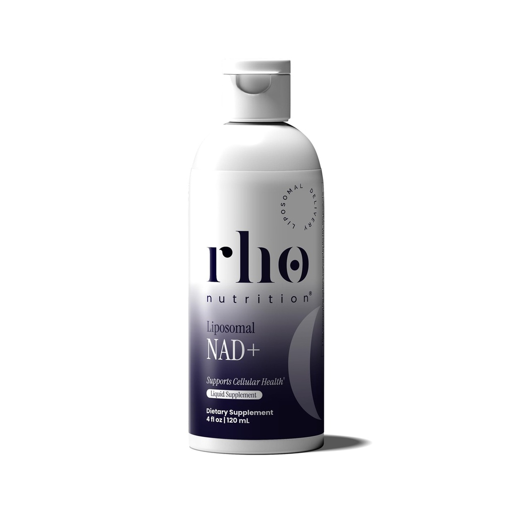 Rho Nutrition Liposomal NAD + - Flydende supplement designet til at hjælpe støtte Absorption - Aktiv form af NAD + Hjælper med at understøtte normal cellesundhed, sund aldring, energimetabolisme og samlet vitalitet