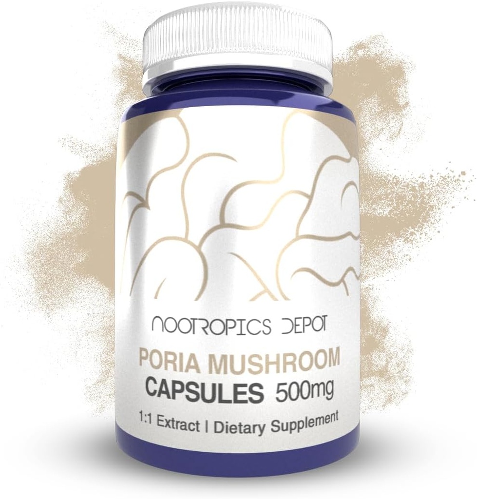 Nootropics Depot Poria Mushroom Capsules Name 124; 500mg