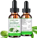 Soursop Bitters Liquid, Organic Pure Soursop Leave and Fruit Extract w. Multivitamin Drops Natural Living Bitters P. Soursop Olie Spiselige for Immunum & Energi, Antioxidant, Colon Lever Detox, Gut Sundhed
