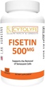 Fiskein 500 mg 98% Pure Fiskein 500 mg terapeutisk dosis 60 kapsler Senolytisk aktivator Anti- Aging Life Extension