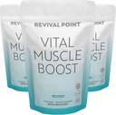 Vital Muskel Boost - Premium myHMB og D3- vitamin supplement til Adults- Patenteret HMB pulver 3000mg- for sunde muskler, Energi & Vibrant Aktiv Life- understøtter Protein Syntese & Styrke