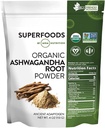 MRM Nutrition Organic Ashwagandha Root Powder Б124; Superfoods.124; Ancient adaptogen Б124; Antioxidants Б124; Vegan + Gluten- Free Б124; 113 Servering