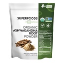 MRM Nutrition Organic Ashwagandha Root Powder Б124; Superfoods.124; Ancient adaptogen Б124; Antioxidants Б124; Vegan + Gluten- Free Б124; 113 Servering