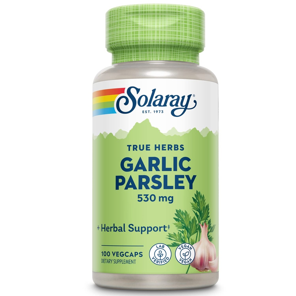 SOLARAY hvidløg Bulb & Persley Leaf 530mg