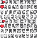 74 + 4 stk Bogstaver Numre Shoe Charms, Double A-Z Bogstaver & 0- 9 # Numre Charms til blogs armbånd armbånd, for Mænd Kvinder Voksne Børn Drenge Piger