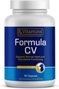 Rx Vitaminer Formel CV - Hawthorn Berry Kapsler med Taurine til hunde og katte - Heart Health Kosttilskud Forbedret med Magnesium og kalium - Senior Dog Vitaminer og Senior Kat Vitaminer - 90ct