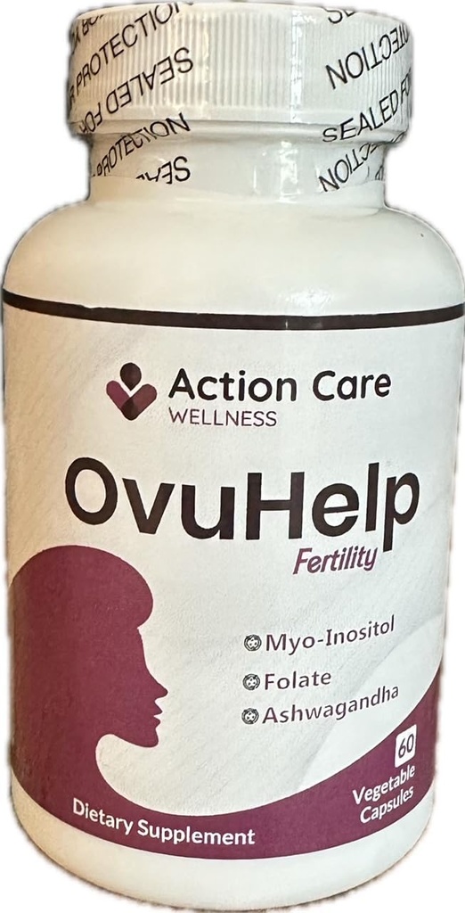 OvuHelp Fertilitet For Kvinder kombinerer optimal sammensætning af verdenskendte urter, næringsstoffer, vitaminer, mineraler og myoinositol til at fremme reproduktiv sundhed. 60 kapsler pr. flaske.