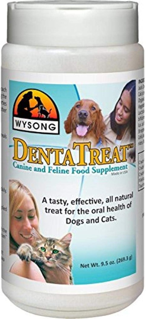 Wysong Dentatreat Canine / Feline - hund / kat kosttilskud - 9.5 Ounce flaske