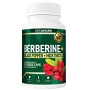Gluten- Free Berberine 500mg, 60 Veggie Capsule w / LA-3 AMPK Metabolic Activator