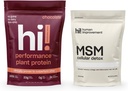 Human Improving Chocolate Performance Protein and MSM Cellular Detox Bundle
