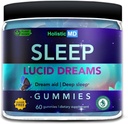 Lucide Dreams Deep Sleep - Mugwort Herb 5 htp Mucuna Pruriens Cholin Kosttilskud - Gummies Sugar Free Vegan 60 ct