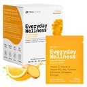 TRULEAN Everyday Wellness Shot Powder - Gurkemeje, Ingefær, C-vitamin, Immunitet & immunforsvar Support - Ingen kunstige ingredienser, Ingen Sukker & Gluten Free - 30 Pakker Citrus Flavor