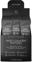 Kodeage Multi Collagen og Biotin 10.000 mcg + C-vitamin, B6 & D3, Keratin, Hyaluronsyre, Niacin, 18 Aminosyrer - Stick Packs Supplement - 5 typer Collagen Protein - 30 Powder Pakninger