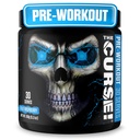 JNX SPORTER Forbandelsen! Pre Workout pulver til mænd og kvinder, Koffein, Beta- Alanine, Creatin, L-Citrullin, 30 Servere, Blå Raspberry Flavor - Boost Energy, Styrke og fokus