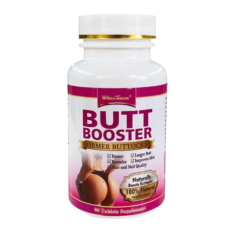 Butt Enhancement piller, Butt Booster Tablet, Mention Buttokks Natural Herbal med Maca Root Extract Kosttilskud Big Ass Buttoks Lift Firming Massage Buttoks Stramning HIPS Stigning 60 tabletter