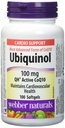 Webber Naturals Ubiquinol 100mg QH Active CoQ10, 100 bløddele