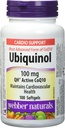 Webber Naturals Ubiquinol 100mg QH Active CoQ10, 100 bløddele