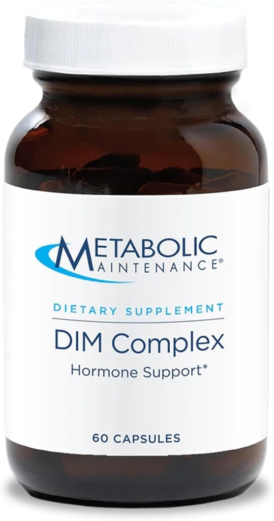 Metabolisk vedligeholdelse DIM Complex - 100 mg DIM supplement til kvinder og mænd, diindolylmethan til hormon balance, østrogen, og lever sundhed support - 60 vegetariske kapsler (pakke med 1)