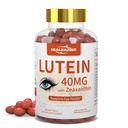Lutein og Zeaxanthin Supplement Softgel: Eye Vitaminer og Kosttilskud med Vitaminer C, E, Omega 3, Lutein & Zeaxanthin til forbedring af syn og lindring Eye Træthed