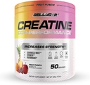 Cellucor Creatin Powder, Fruit Punch Flavor - Øger styrke, Lean Muscle Mass & Endurance, Mikroniseret Creatin til hurtig absorption, 5g Creatin per Servering, 50 Servering