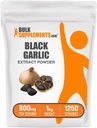 BulkSupplements.com Black Hvidløg Extract Powder - Aged Hvidløg Extract, Urte Supplement - Vegan & Gluten Free, 800mg per Serving, 1kg (2.2 lbs) (Pack of 1)