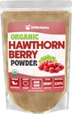 XPRS Nutra Organic Hawthorn Berry Powder - Premium USDA Organic Hawthorne Berry Powder for Cardiovaskulær Support - Vegan Friendly Hearth Health Supplement (16 Ounce)