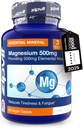 Zipvit Magnesium 500mg • 124; 90 Vegan tabletter • 124; Understøtter muskel & ben sundhed • 124; Vegan og vegetar Formel • 124; 3 Måneders forsyning