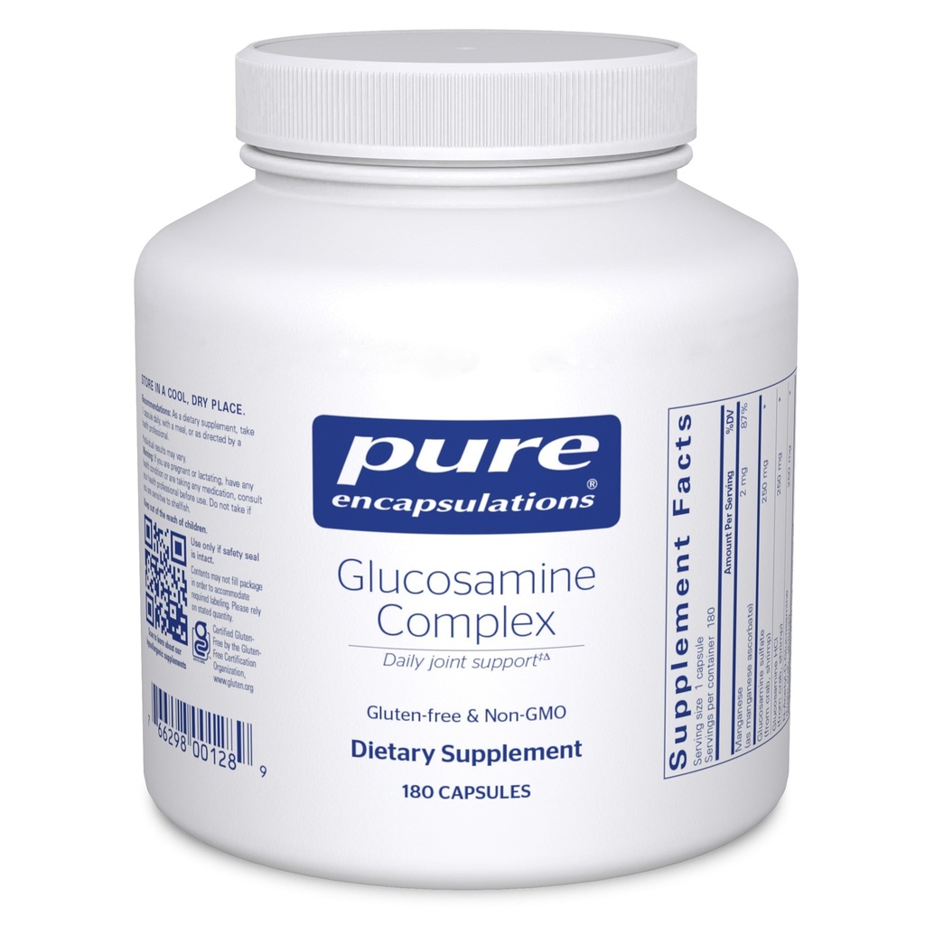 Pure indkapslinger Glucosamin Complex; Kosttilskud Cartiage Support med Mangane