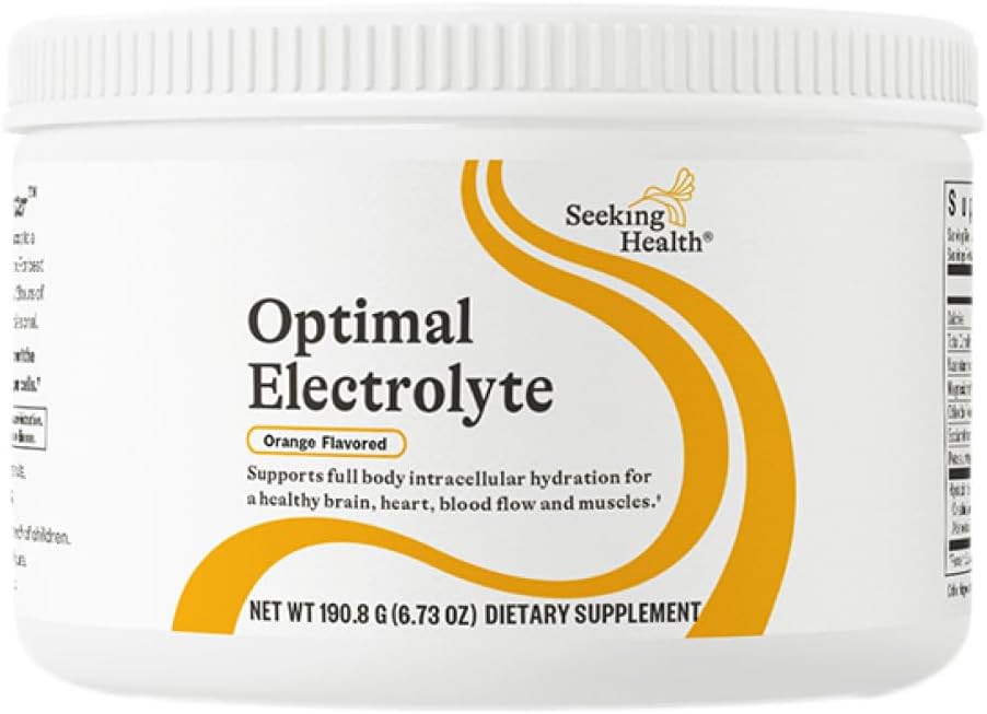 Søgning Health Optimal Electrolyte Powder, Orange Flavor, sund energi og udholdenhed støtte, fremmer hydrering og sunde muskler, Vegansk og Vegetar (30 Servere) *