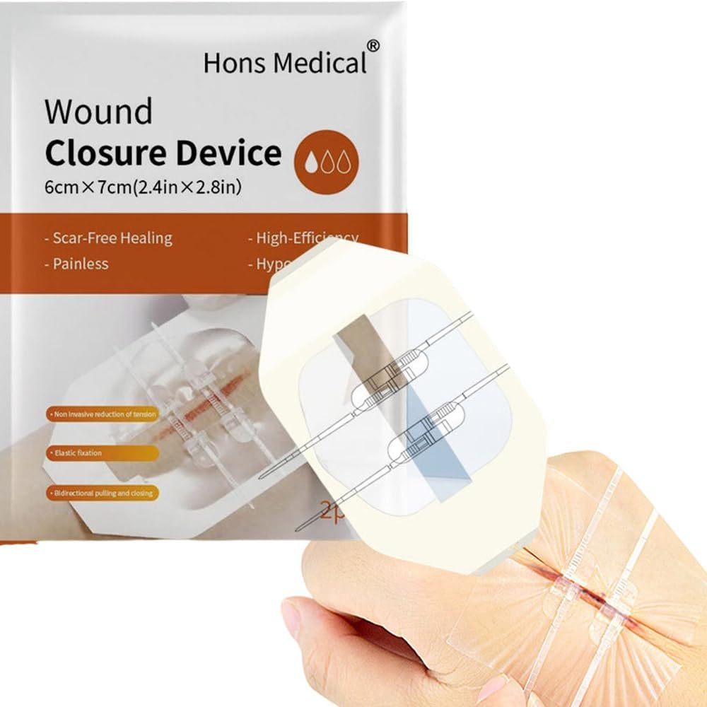 Sutures Adhesive Bandages 2 PCS Kirurgisk laceration reparation uden Sy Quick Clot Nødtøre Lukninger Device