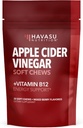 Æblecider vinylacetat med B12-vitamin og folat - Praktisk ACV Kosttilskud til energi og fordøjelse - 30 Greve - individuelt indpakket - blandet berry flavor, Vegan - 1 måned Supply
