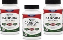 Zenesis Labs Candida Complex Rense Detox Capacid Supplement, Oregano Extract, Probiotika, Enzymes - Bulk 180 kapsler, 90 dages forsyning (60 kapsler / flaske)