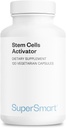 Supersmart Stem Cells Activator (Advanced Formel) - med Astragalosid, Fuidocan - Natural Stem Cells Support 124; Non- GMO & Gluten Free - 120 Vegetariske kapsler