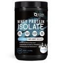 NATURTARGET Whey Protein Powder, Unflavored Protein Powder, Whey Protein Isolate for Muscle Growth & Recovery, 26G Protein, Gluten Free & No Sugars, 16 Servere, 1,10 Pound (500 G)