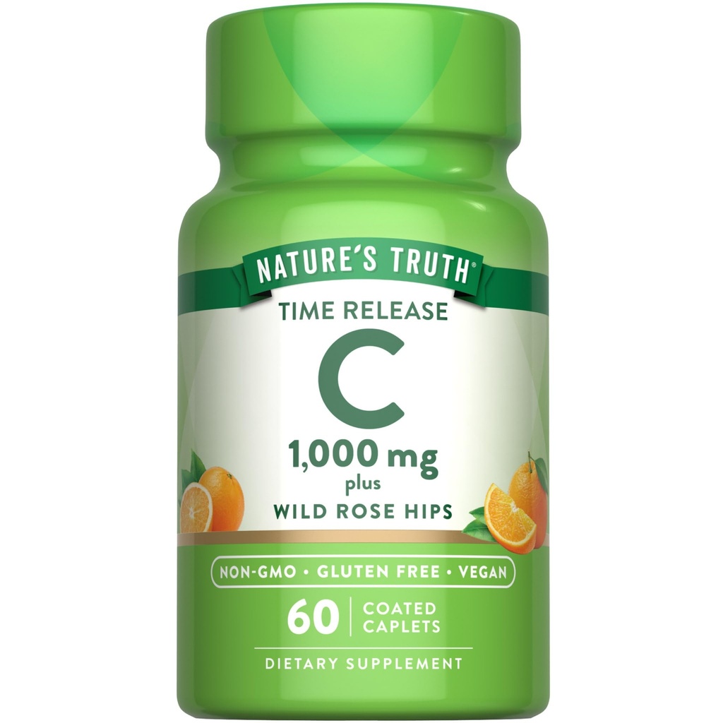 Nature 's Truth Vitamin C med Rose Hips 1000mg
