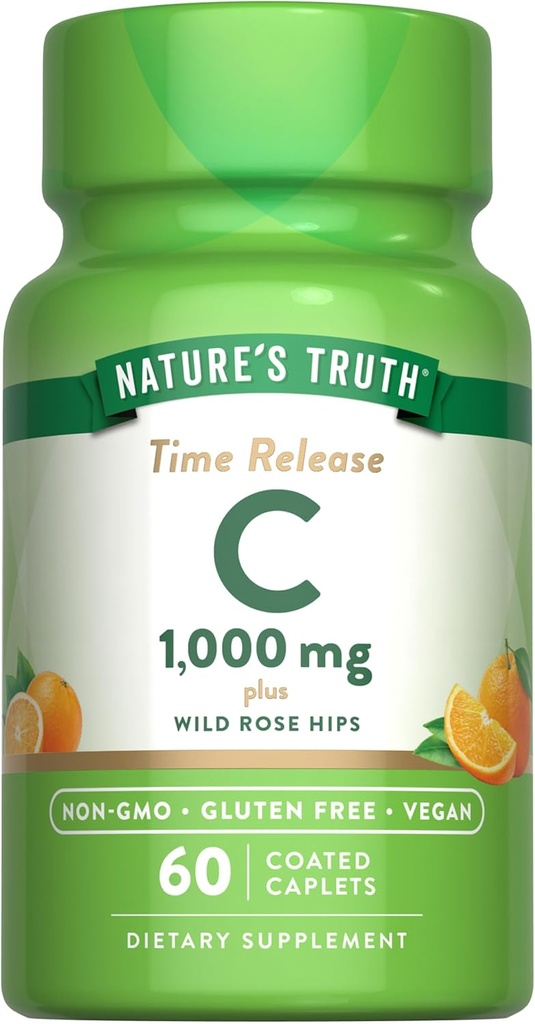 Nature 's Truth Vitamin C med Rose Hips 1000mg