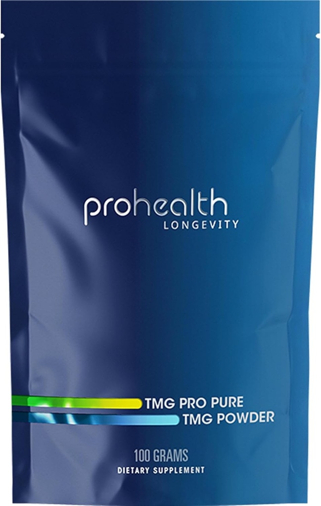 ProHealth Longevity TMG Pro 100 Grams Bulk Powder (Trimethylglycin - betain vandfri) - Methylering support