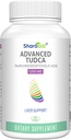 TUDCA lever support Kosttilskud 1200 mg- Tredjeparts Tested- High Strength Formula-Bile Salte til lever Detox Cleanse- Vegan kapsler til lever, Nyre, Galdeblære sundhed, 1 flaske-60 kapsler